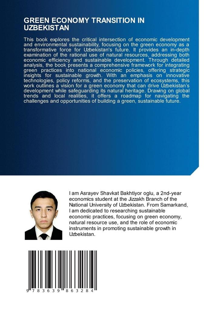 Weitere Ansicht: GREEN ECONOMY TRANSITION IN UZBEKISTAN | Shavkat Asrayev