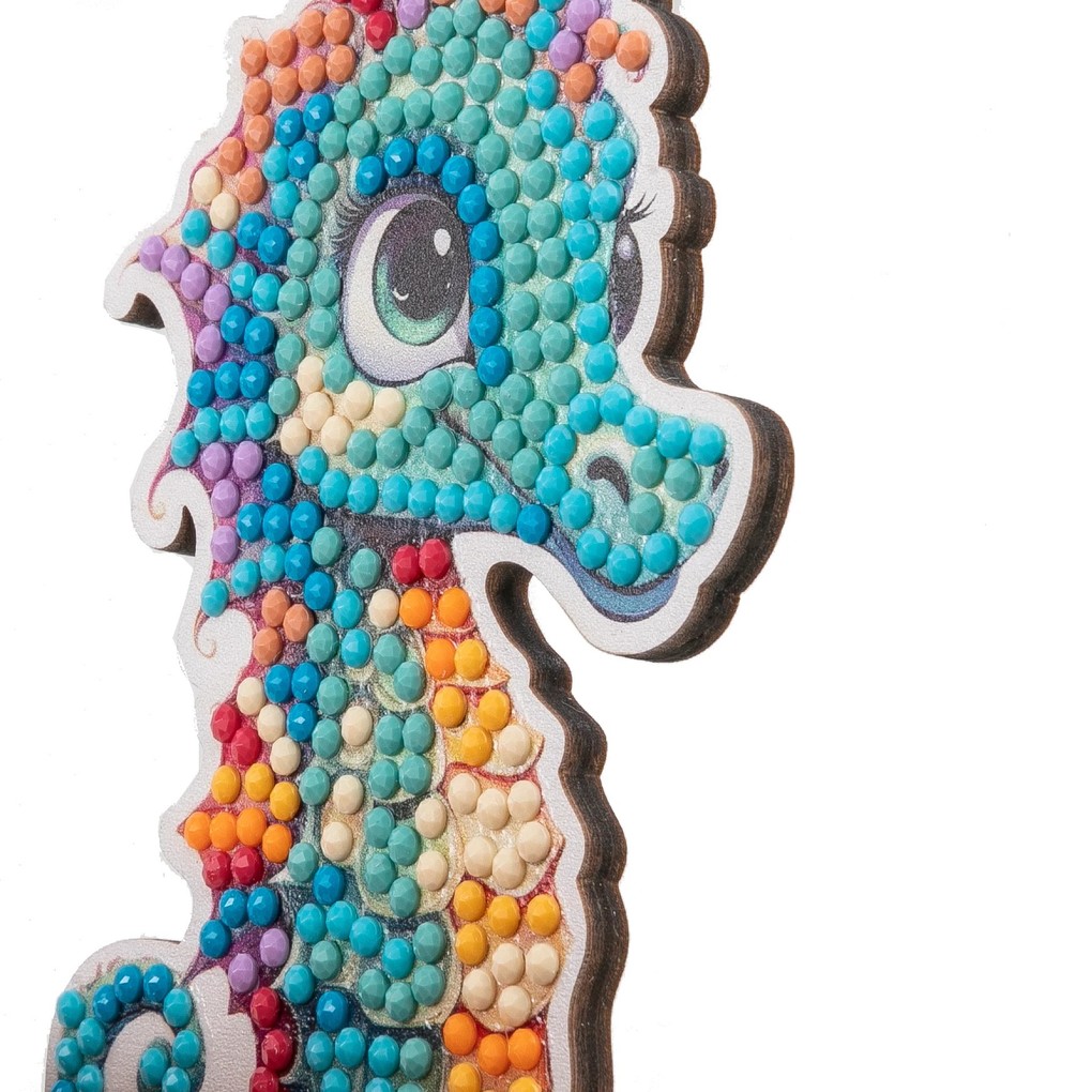 Weitere Ansicht: Craft Buddy CAFGR-31GEN048 - Crystal Art Wildlife Buddies, Ocean, Seahorse, Seepferdchen, Serie 5, Diamond Painting