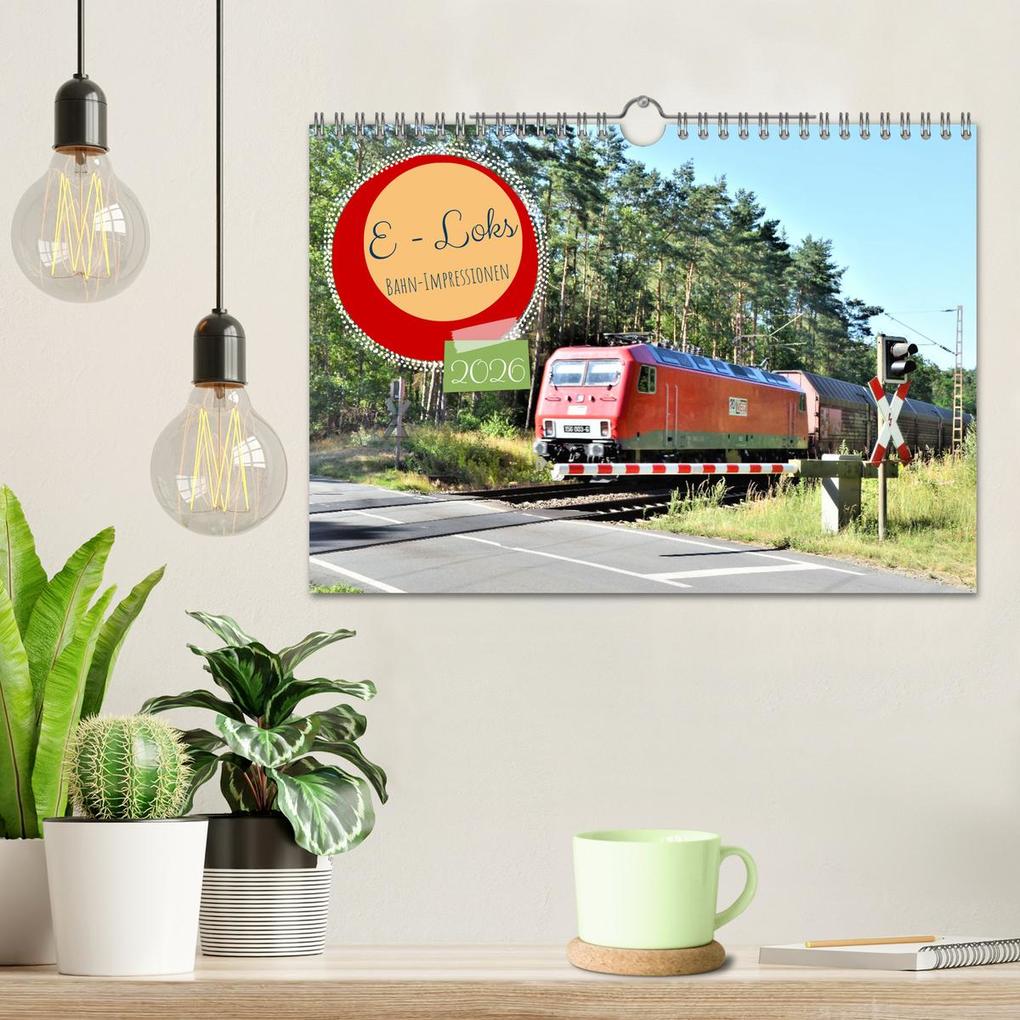 Weitere Ansicht: E-Loks - Bahn-Impressionen (Wandkalender 2026 DIN A4 quer), CALVENDO Monatskalender | Calvendo, Günther Klünder
