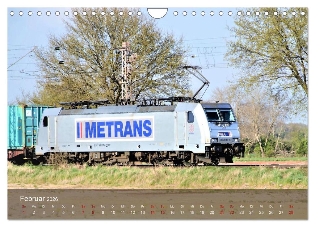 Weitere Ansicht: E-Loks - Bahn-Impressionen (Wandkalender 2026 DIN A4 quer), CALVENDO Monatskalender | Calvendo, Günther Klünder