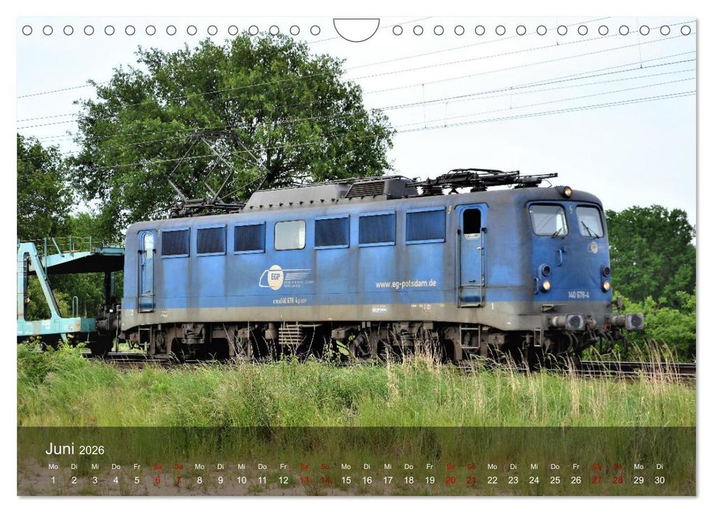 Weitere Ansicht: E-Loks - Bahn-Impressionen (Wandkalender 2026 DIN A4 quer), CALVENDO Monatskalender | Calvendo, Günther Klünder