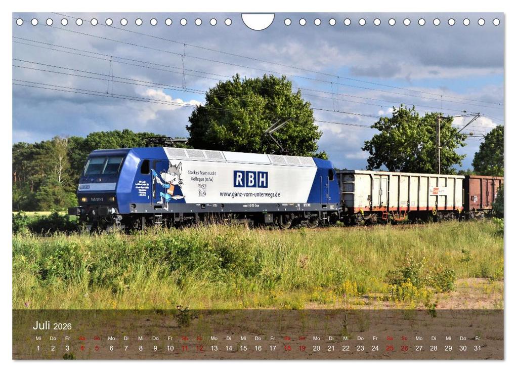 Weitere Ansicht: E-Loks - Bahn-Impressionen (Wandkalender 2026 DIN A4 quer), CALVENDO Monatskalender | Calvendo, Günther Klünder