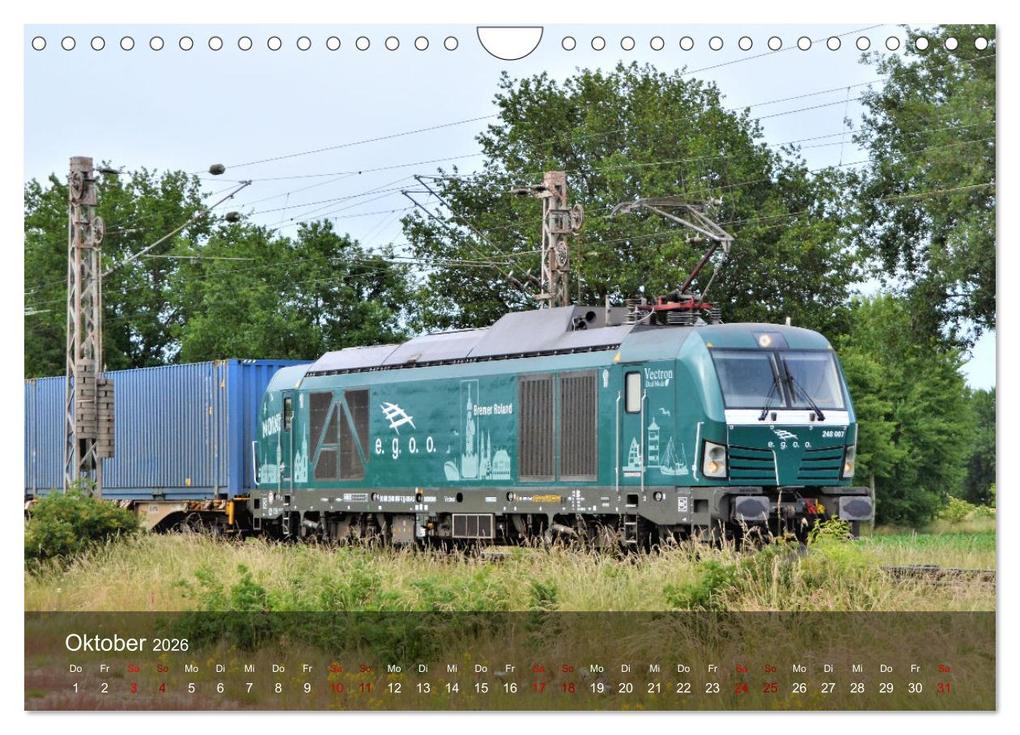 Weitere Ansicht: E-Loks - Bahn-Impressionen (Wandkalender 2026 DIN A4 quer), CALVENDO Monatskalender | Calvendo, Günther Klünder