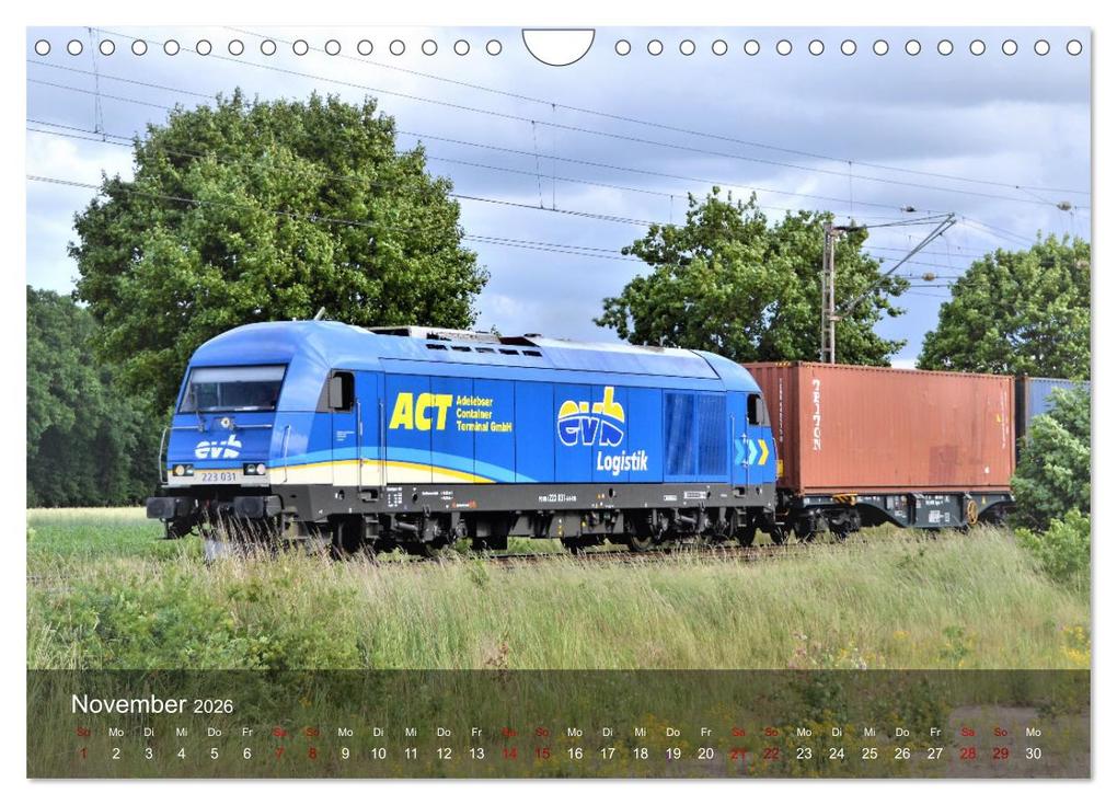 Weitere Ansicht: E-Loks - Bahn-Impressionen (Wandkalender 2026 DIN A4 quer), CALVENDO Monatskalender | Calvendo, Günther Klünder