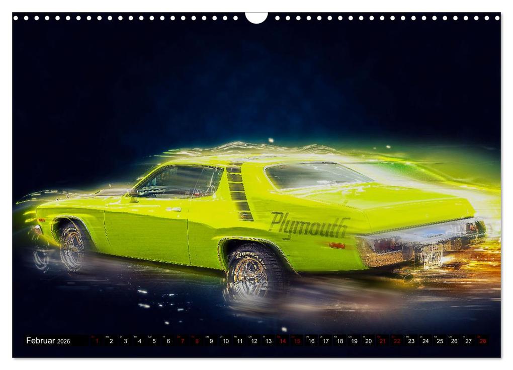 Weitere Ansicht: US Muscle Cars Legendäre Amerikanische Traumwagen (Wandkalender 2026 DIN A3 quer), CALVENDO Monatskalender | Calvendo, Dirk Meutzner