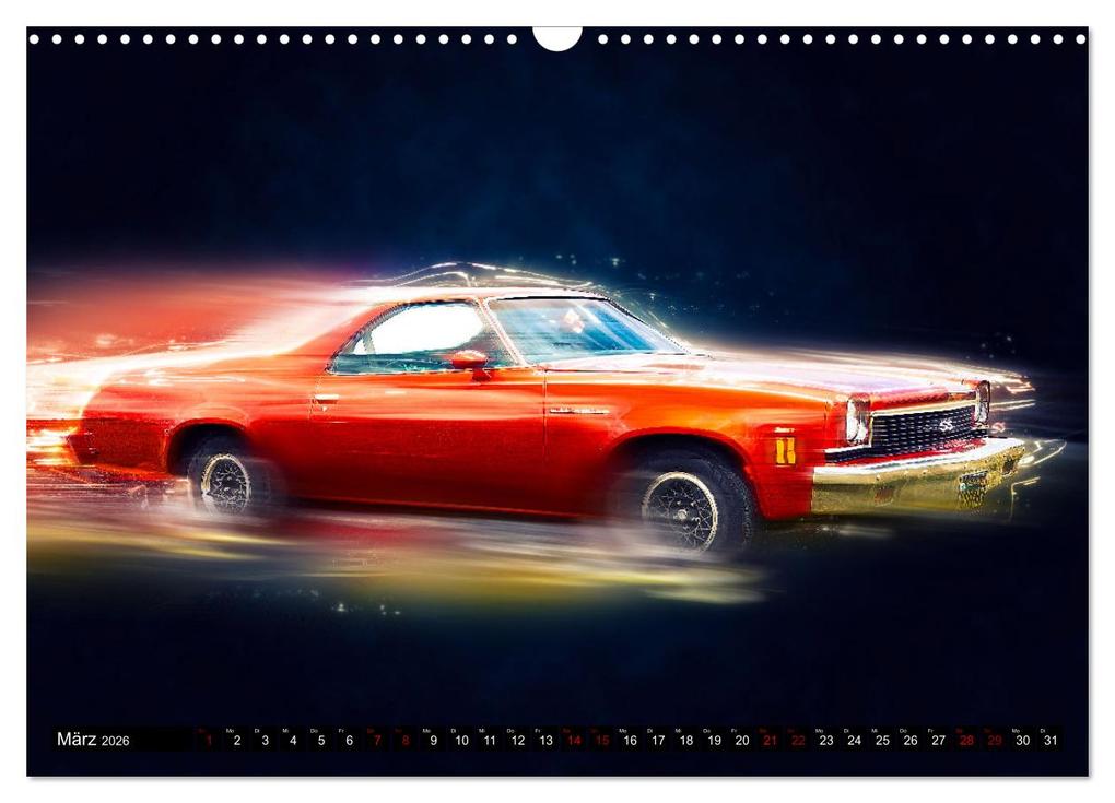 Weitere Ansicht: US Muscle Cars Legendäre Amerikanische Traumwagen (Wandkalender 2026 DIN A3 quer), CALVENDO Monatskalender | Calvendo, Dirk Meutzner