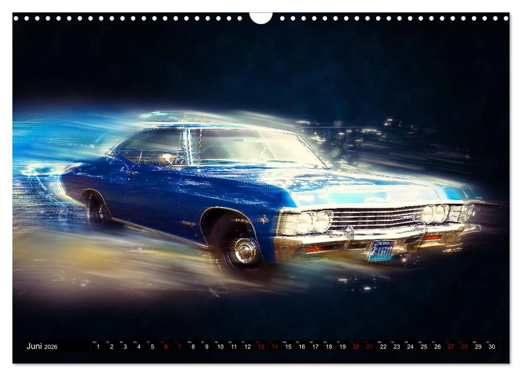 Weitere Ansicht: US Muscle Cars Legendäre Amerikanische Traumwagen (Wandkalender 2026 DIN A3 quer), CALVENDO Monatskalender | Calvendo, Dirk Meutzner