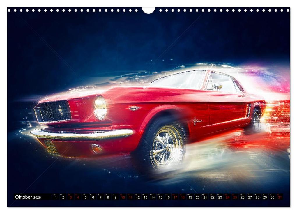 Weitere Ansicht: US Muscle Cars Legendäre Amerikanische Traumwagen (Wandkalender 2026 DIN A3 quer), CALVENDO Monatskalender | Calvendo, Dirk Meutzner