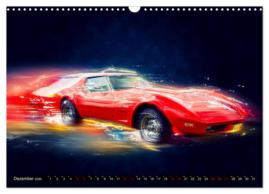 Weitere Ansicht: US Muscle Cars Legendäre Amerikanische Traumwagen (Wandkalender 2026 DIN A3 quer), CALVENDO Monatskalender | Calvendo, Dirk Meutzner