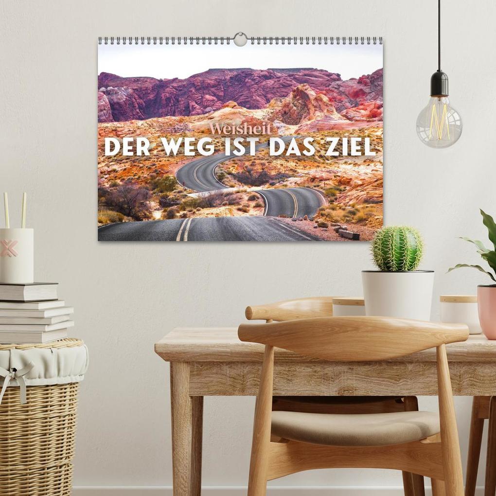Weitere Ansicht: Weisheit - Der Weg ist das Ziel (Wandkalender 2026 DIN A3 quer), CALVENDO Monatskalender | Calvendo, SF, SF SF