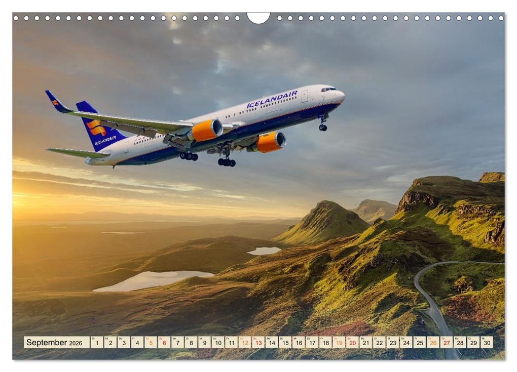 Weitere Ansicht: Flugzeuge - ab in den Urlaub (Wandkalender 2026 DIN A3 quer), CALVENDO Monatskalender | Calvendo, Peter Roder