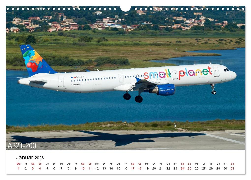 Weitere Ansicht: Flugzeuge von Airbus (Wandkalender 2026 DIN A3 quer), CALVENDO Monatskalender | Jakob Otto, Calvendo