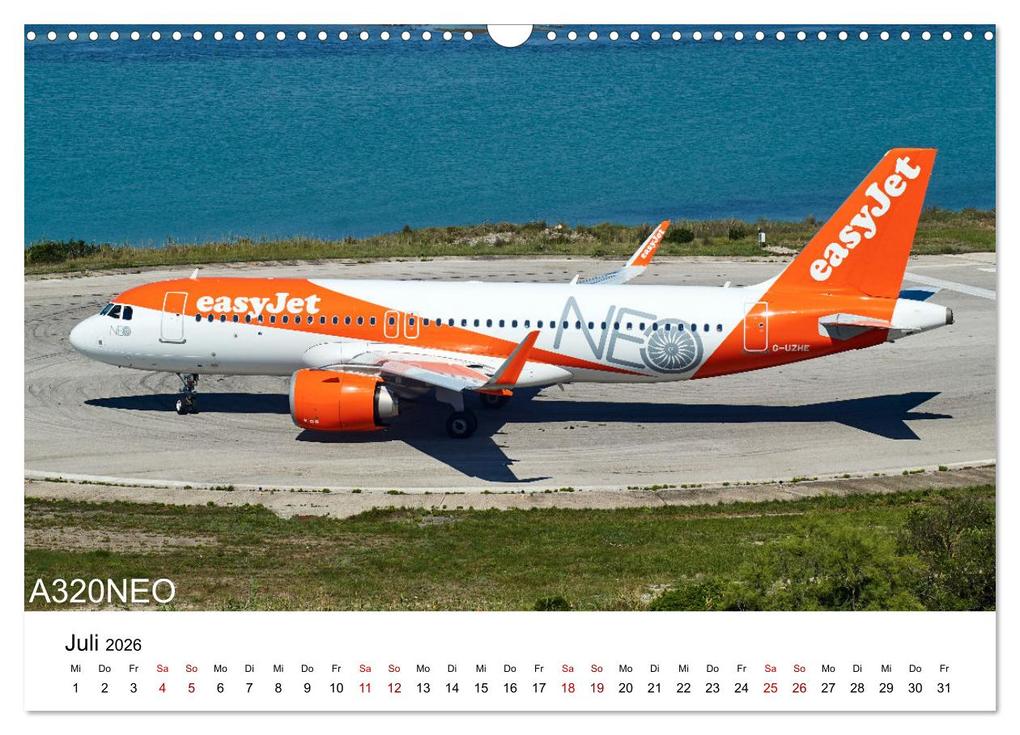 Weitere Ansicht: Flugzeuge von Airbus (Wandkalender 2026 DIN A3 quer), CALVENDO Monatskalender | Jakob Otto, Calvendo