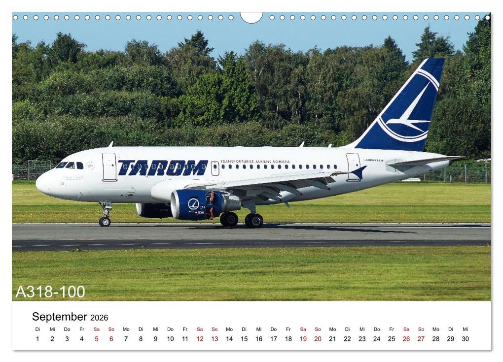 Weitere Ansicht: Flugzeuge von Airbus (Wandkalender 2026 DIN A3 quer), CALVENDO Monatskalender | Jakob Otto, Calvendo