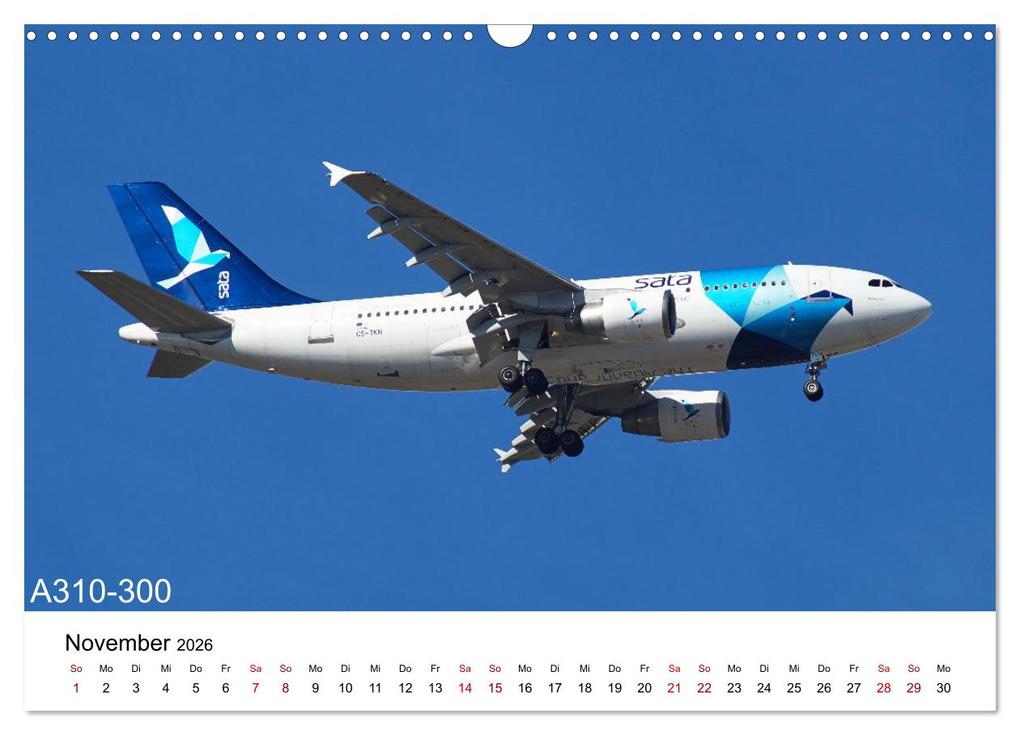 Weitere Ansicht: Flugzeuge von Airbus (Wandkalender 2026 DIN A3 quer), CALVENDO Monatskalender | Jakob Otto, Calvendo