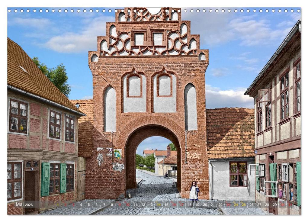 Weitere Ansicht: Sachsen-Anhalt - Orte zur Kaiserzeit in Farbe - Fotos restauriert und koloriert (Wandkalender 2026 DIN A3 quer), CALVENDO Monatskalender | André Tetsch, Calvendo