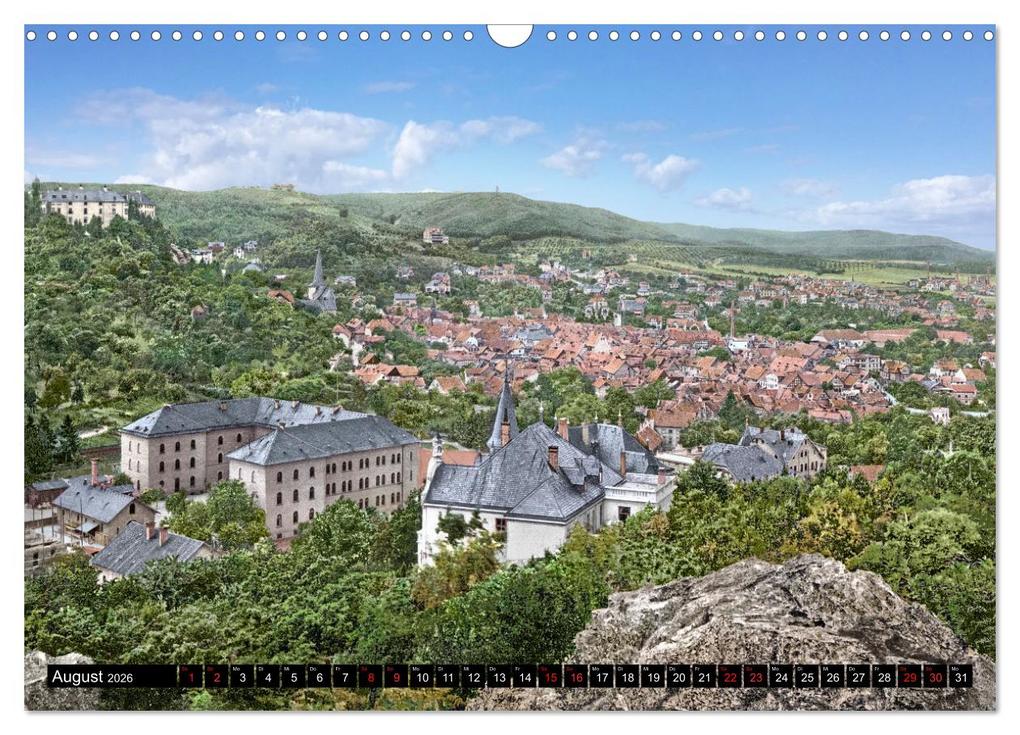 Weitere Ansicht: Sachsen-Anhalt - Orte zur Kaiserzeit in Farbe - Fotos restauriert und koloriert (Wandkalender 2026 DIN A3 quer), CALVENDO Monatskalender | André Tetsch, Calvendo