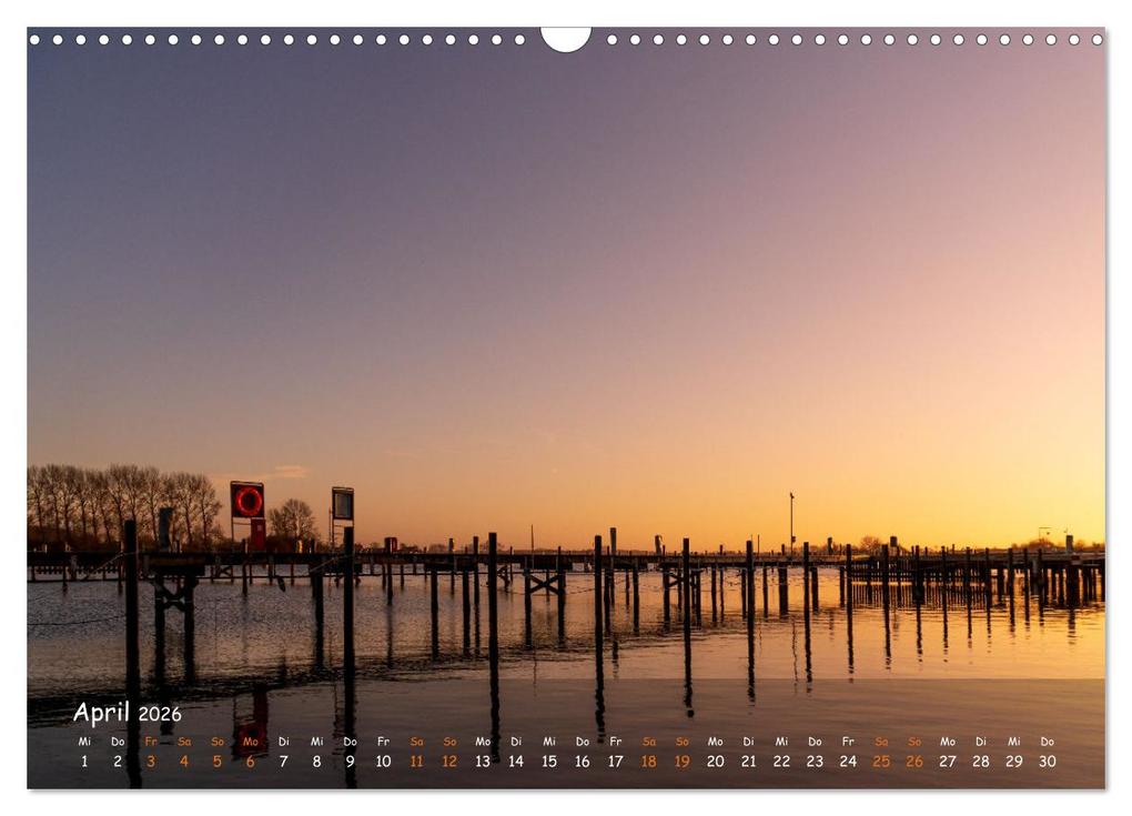 Weitere Ansicht: Maritimes Kappeln - Rund um den Hafen (Wandkalender 2026 DIN A3 quer), CALVENDO Monatskalender | Ute Jackisch, Calvendo