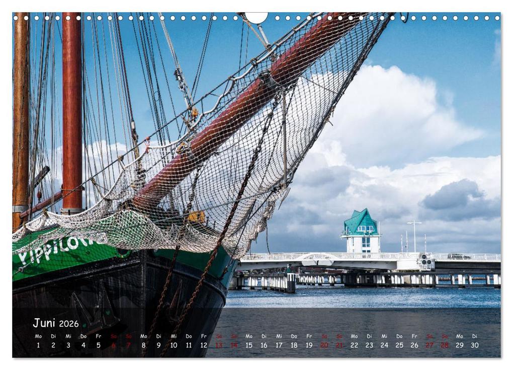 Weitere Ansicht: Maritimes Kappeln - Rund um den Hafen (Wandkalender 2026 DIN A3 quer), CALVENDO Monatskalender | Ute Jackisch, Calvendo