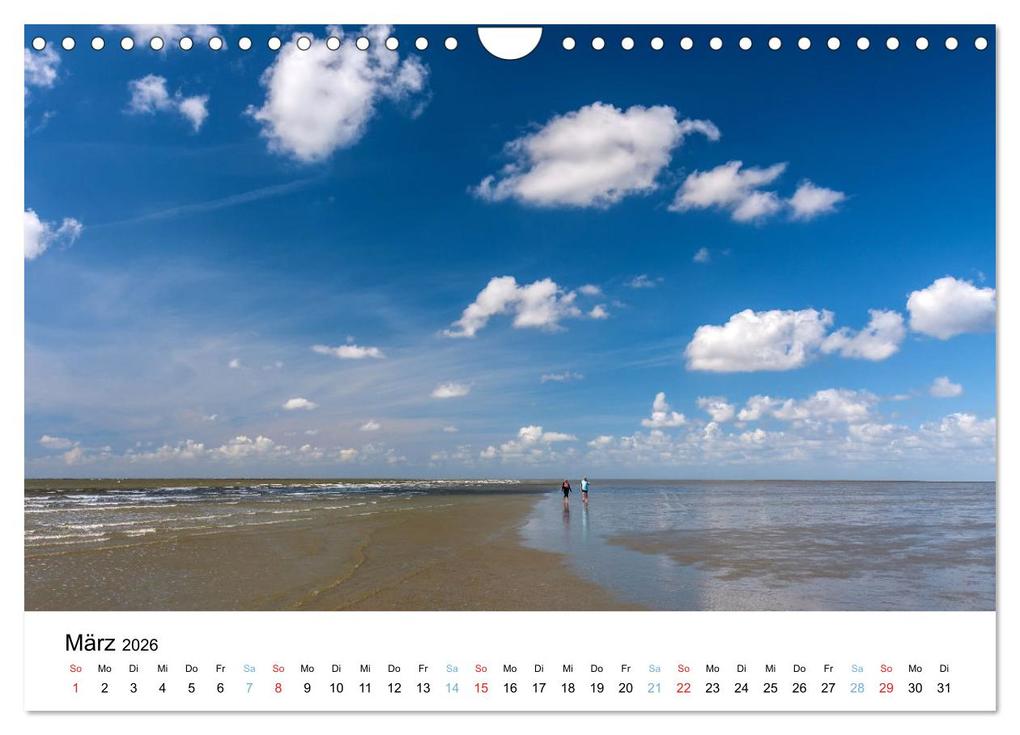 Weitere Ansicht: Büsum - Urlaub an der Nordsee (Wandkalender 2026 DIN A4 quer), CALVENDO Monatskalender | Katja Xenikis, Calvendo
