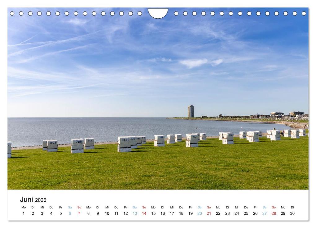 Weitere Ansicht: Büsum - Urlaub an der Nordsee (Wandkalender 2026 DIN A4 quer), CALVENDO Monatskalender | Katja Xenikis, Calvendo