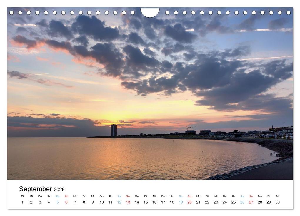 Weitere Ansicht: Büsum - Urlaub an der Nordsee (Wandkalender 2026 DIN A4 quer), CALVENDO Monatskalender | Katja Xenikis, Calvendo