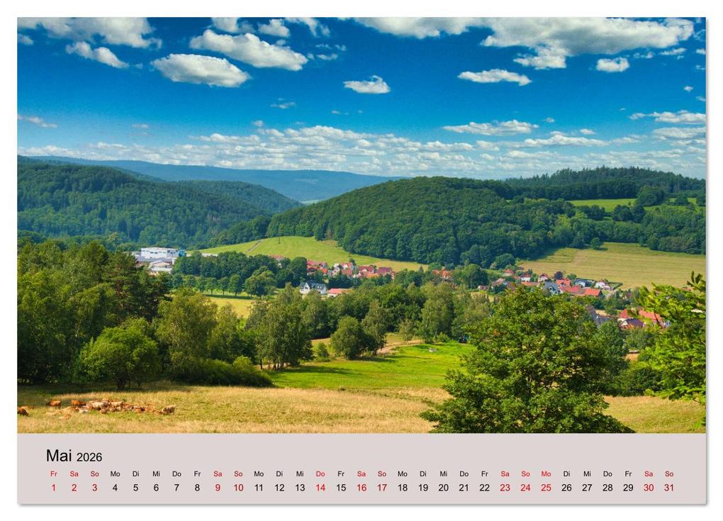 Weitere Ansicht: Naturerlebnis Thüringen (Wandkalender 2026 DIN A4 quer), CALVENDO Monatskalender | Tanja Voigt, Calvendo