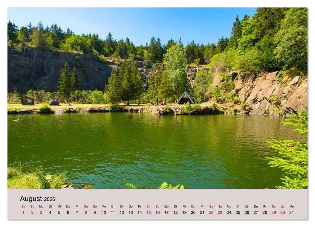 Weitere Ansicht: Naturerlebnis Thüringen (Wandkalender 2026 DIN A4 quer), CALVENDO Monatskalender | Tanja Voigt, Calvendo