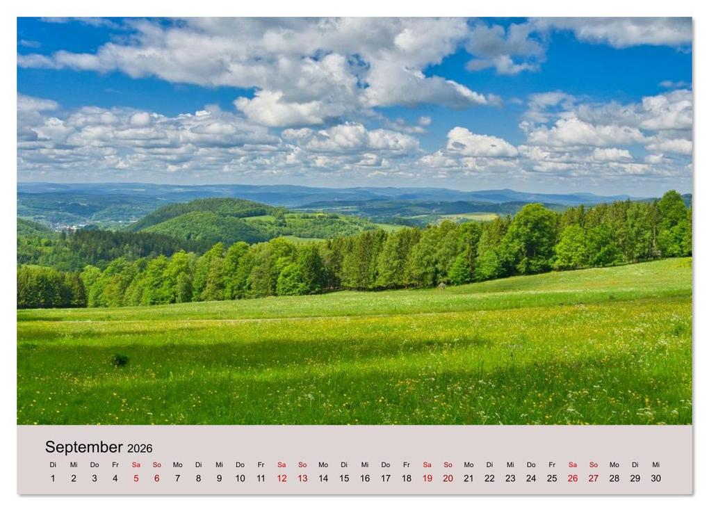 Weitere Ansicht: Naturerlebnis Thüringen (Wandkalender 2026 DIN A4 quer), CALVENDO Monatskalender | Tanja Voigt, Calvendo