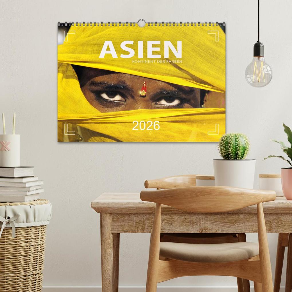 Weitere Ansicht: Asien - Kontinent der Farben (Wandkalender 2026 DIN A3 quer), CALVENDO Monatskalender | Mario Weigt, Calvendo