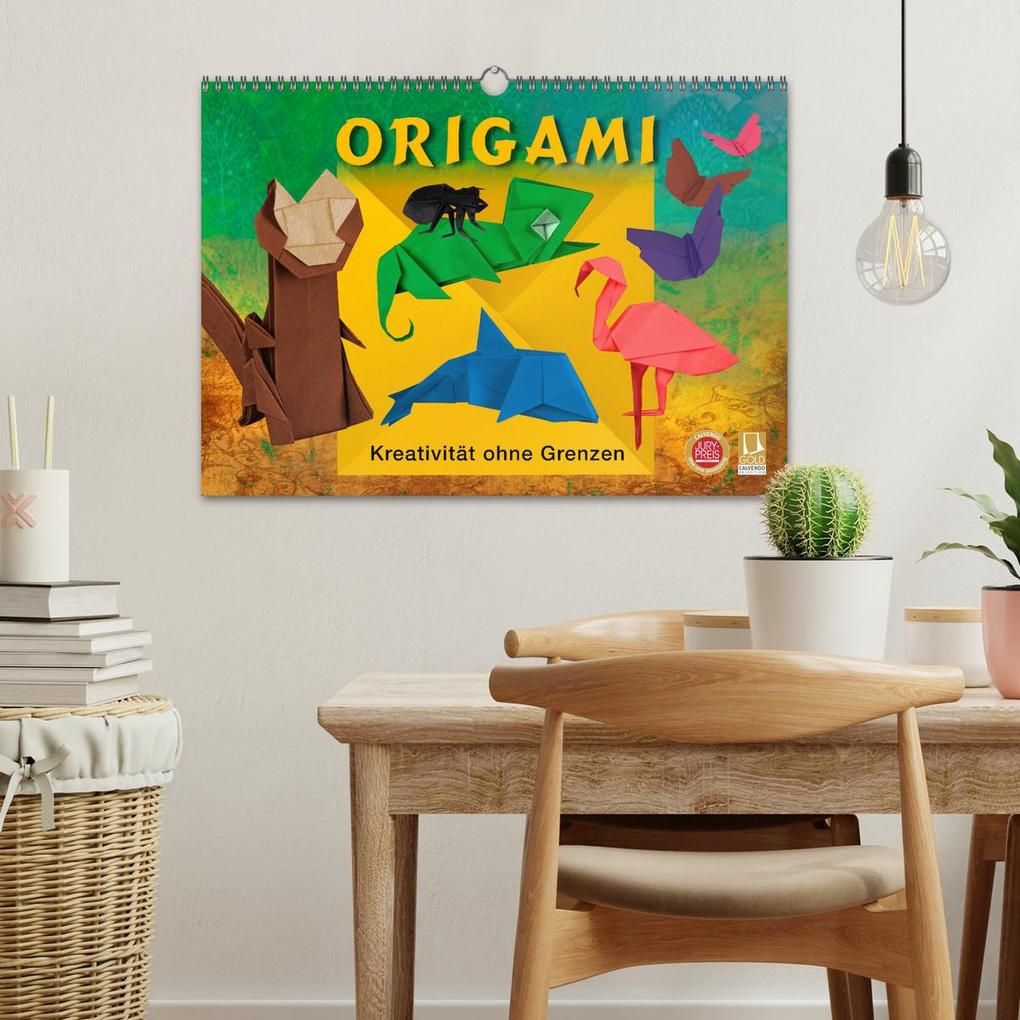 Weitere Ansicht: ORIGAMI - Kreativität ohne Grenzen (Wandkalender 2026 DIN A3 quer), CALVENDO Monatskalender | Marion Krätschmer, Calvendo