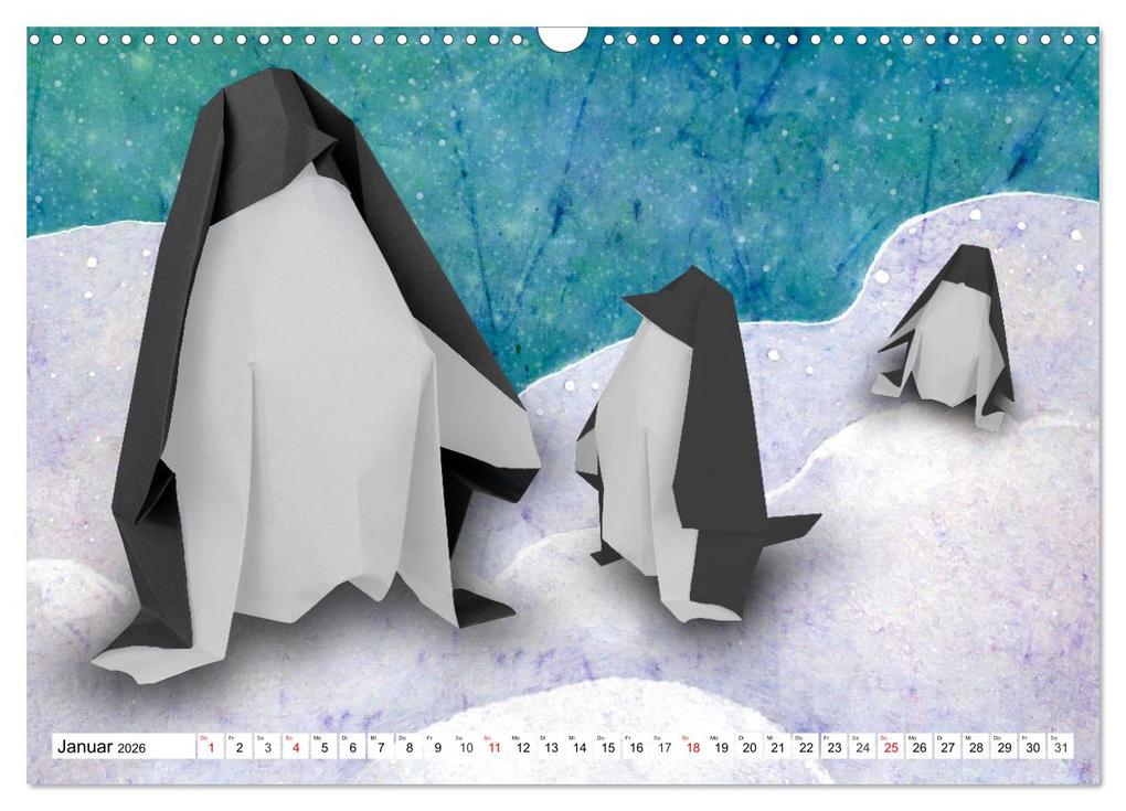Weitere Ansicht: ORIGAMI - Kreativität ohne Grenzen (Wandkalender 2026 DIN A3 quer), CALVENDO Monatskalender | Marion Krätschmer, Calvendo
