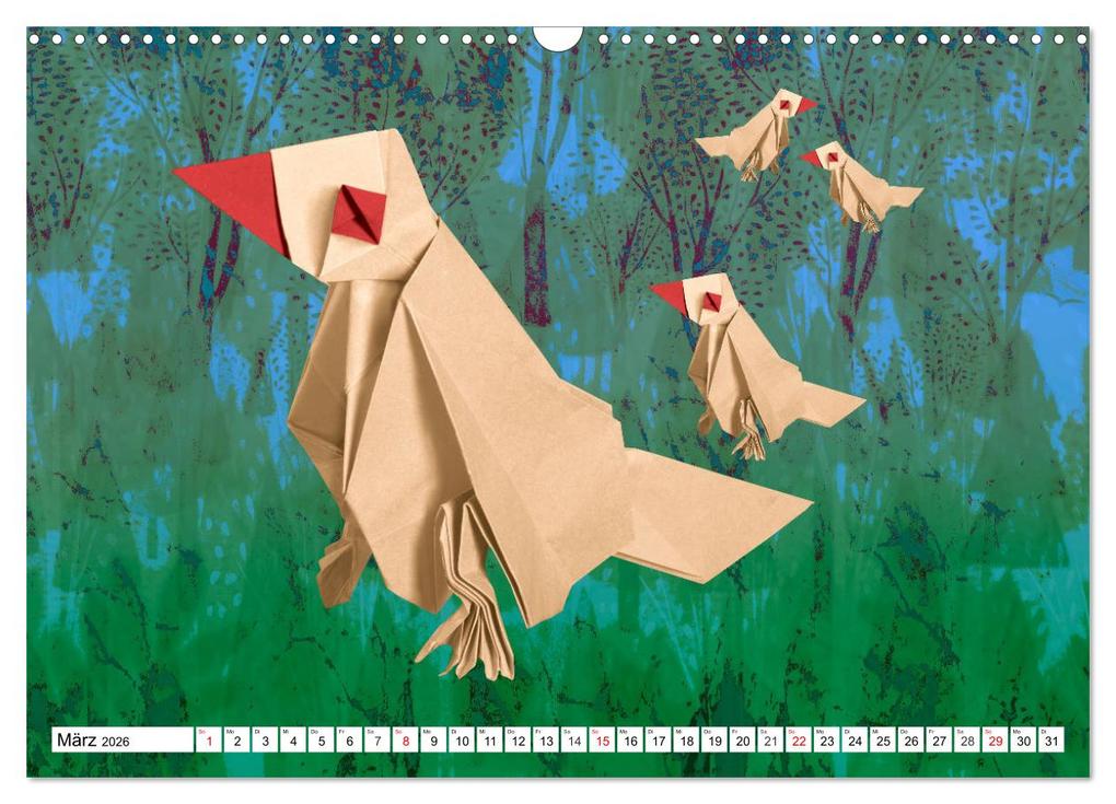 Weitere Ansicht: ORIGAMI - Kreativität ohne Grenzen (Wandkalender 2026 DIN A3 quer), CALVENDO Monatskalender | Marion Krätschmer, Calvendo