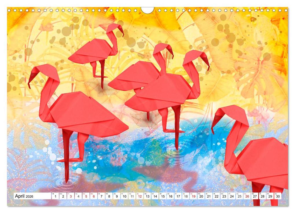 Weitere Ansicht: ORIGAMI - Kreativität ohne Grenzen (Wandkalender 2026 DIN A3 quer), CALVENDO Monatskalender | Marion Krätschmer, Calvendo