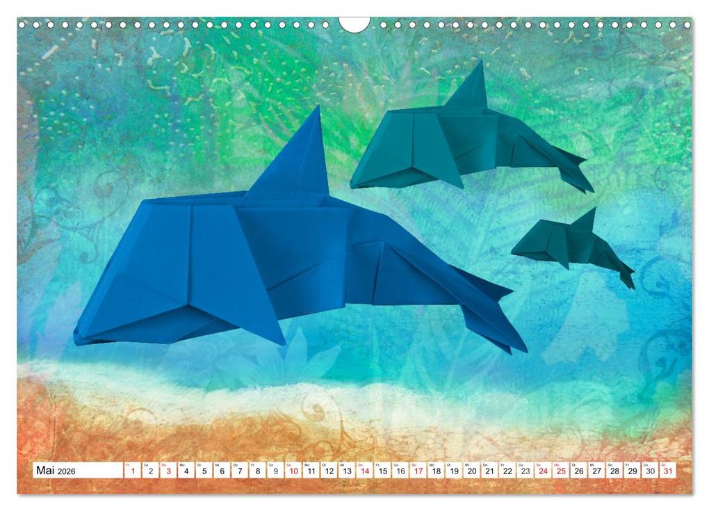 Weitere Ansicht: ORIGAMI - Kreativität ohne Grenzen (Wandkalender 2026 DIN A3 quer), CALVENDO Monatskalender | Marion Krätschmer, Calvendo