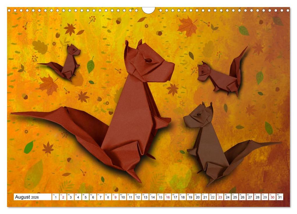 Weitere Ansicht: ORIGAMI - Kreativität ohne Grenzen (Wandkalender 2026 DIN A3 quer), CALVENDO Monatskalender | Marion Krätschmer, Calvendo