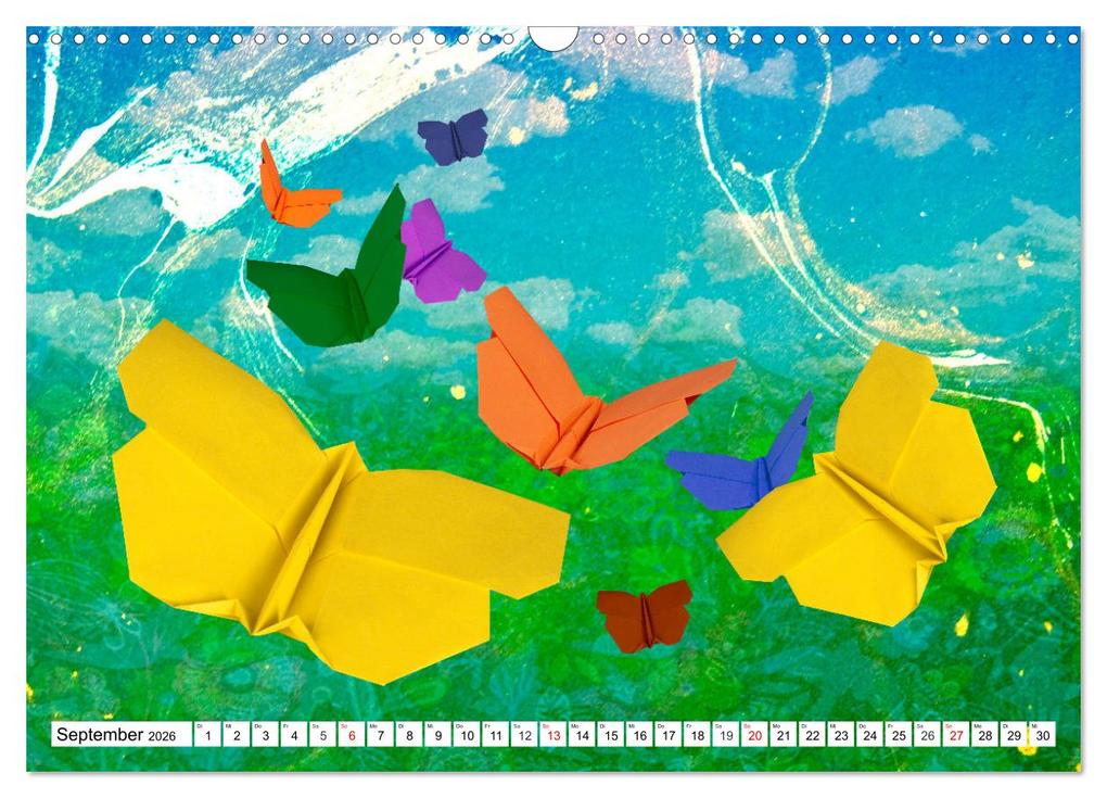 Weitere Ansicht: ORIGAMI - Kreativität ohne Grenzen (Wandkalender 2026 DIN A3 quer), CALVENDO Monatskalender | Marion Krätschmer, Calvendo