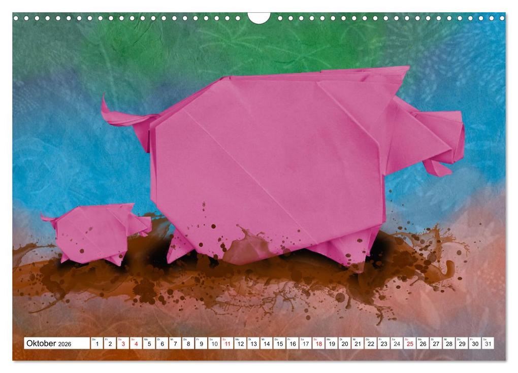 Weitere Ansicht: ORIGAMI - Kreativität ohne Grenzen (Wandkalender 2026 DIN A3 quer), CALVENDO Monatskalender | Marion Krätschmer, Calvendo