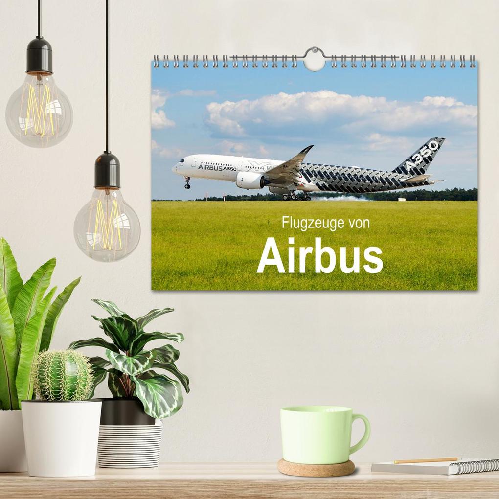 Weitere Ansicht: Flugzeuge von Airbus (Wandkalender 2026 DIN A4 quer), CALVENDO Monatskalender | Jakob Otto, Calvendo