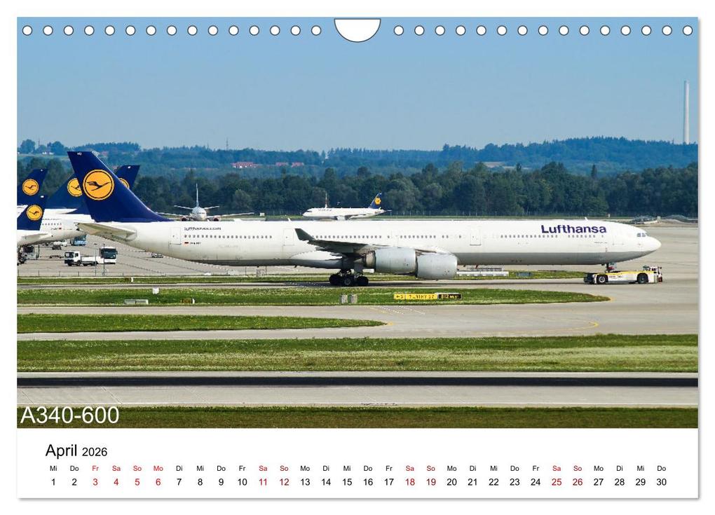 Weitere Ansicht: Flugzeuge von Airbus (Wandkalender 2026 DIN A4 quer), CALVENDO Monatskalender | Jakob Otto, Calvendo