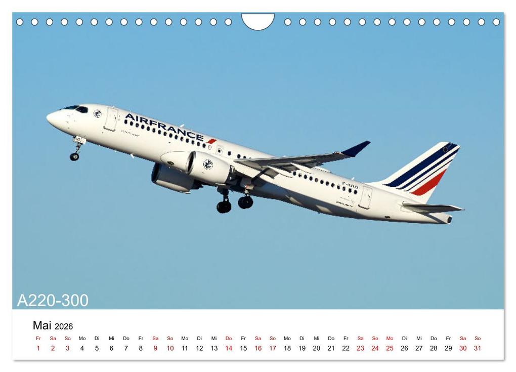 Weitere Ansicht: Flugzeuge von Airbus (Wandkalender 2026 DIN A4 quer), CALVENDO Monatskalender | Jakob Otto, Calvendo