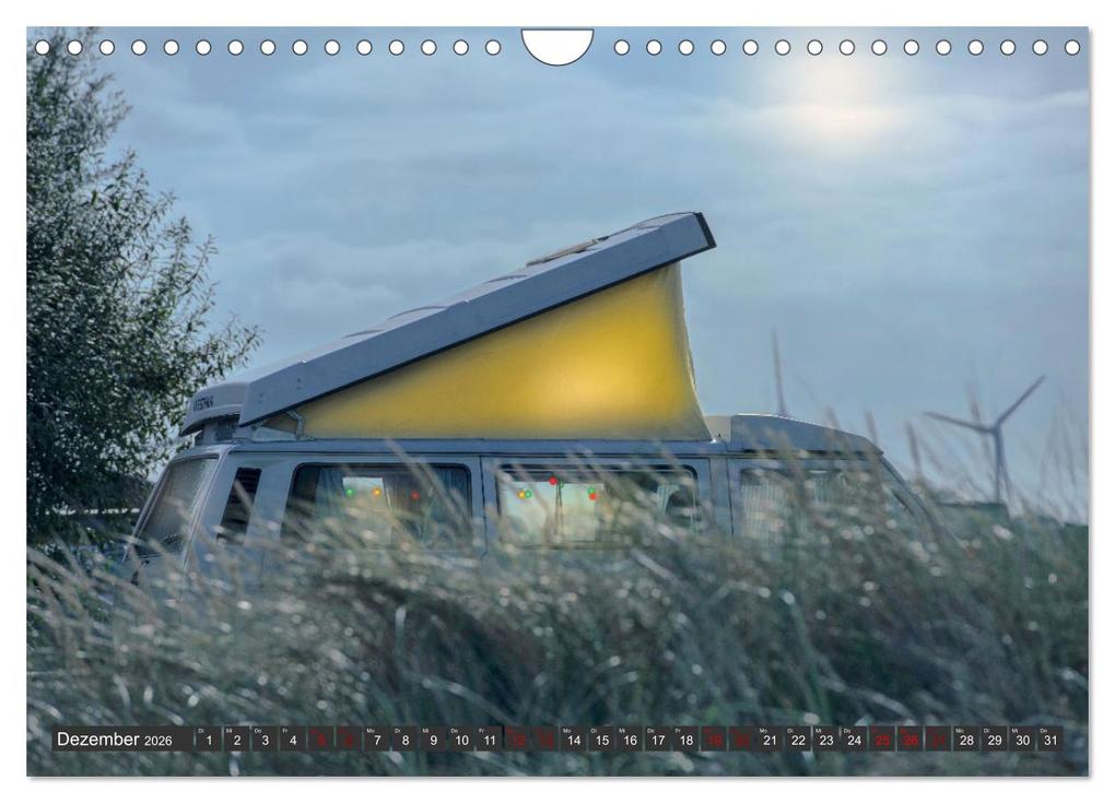 Weitere Ansicht: Vanlife - Glücklich auf vier Rädern (Wandkalender 2026 DIN A4 quer), CALVENDO Monatskalender | Mario Weigt, Calvendo