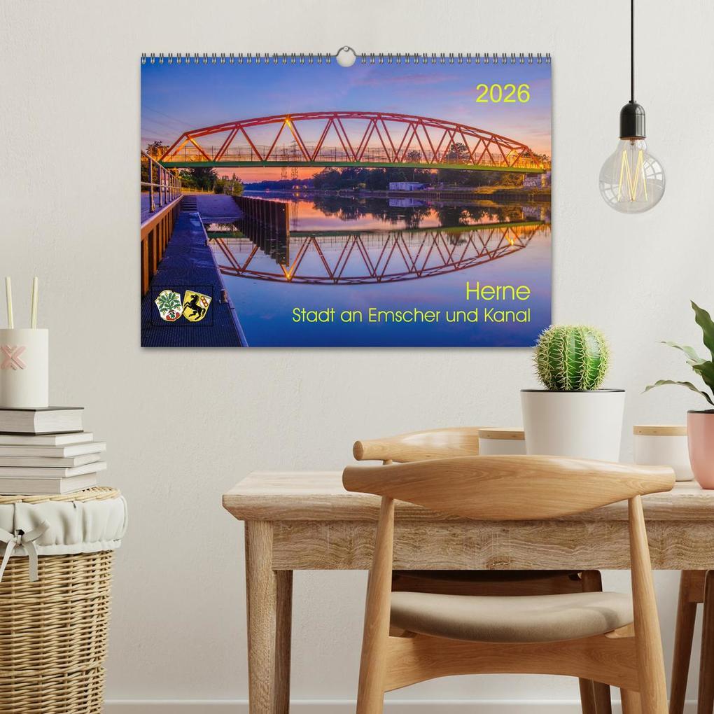 Weitere Ansicht: Herne: Stadt an Emscher und Kanal (Wandkalender 2026 DIN A3 quer), CALVENDO Monatskalender | Klaus Fritsche, Calvendo