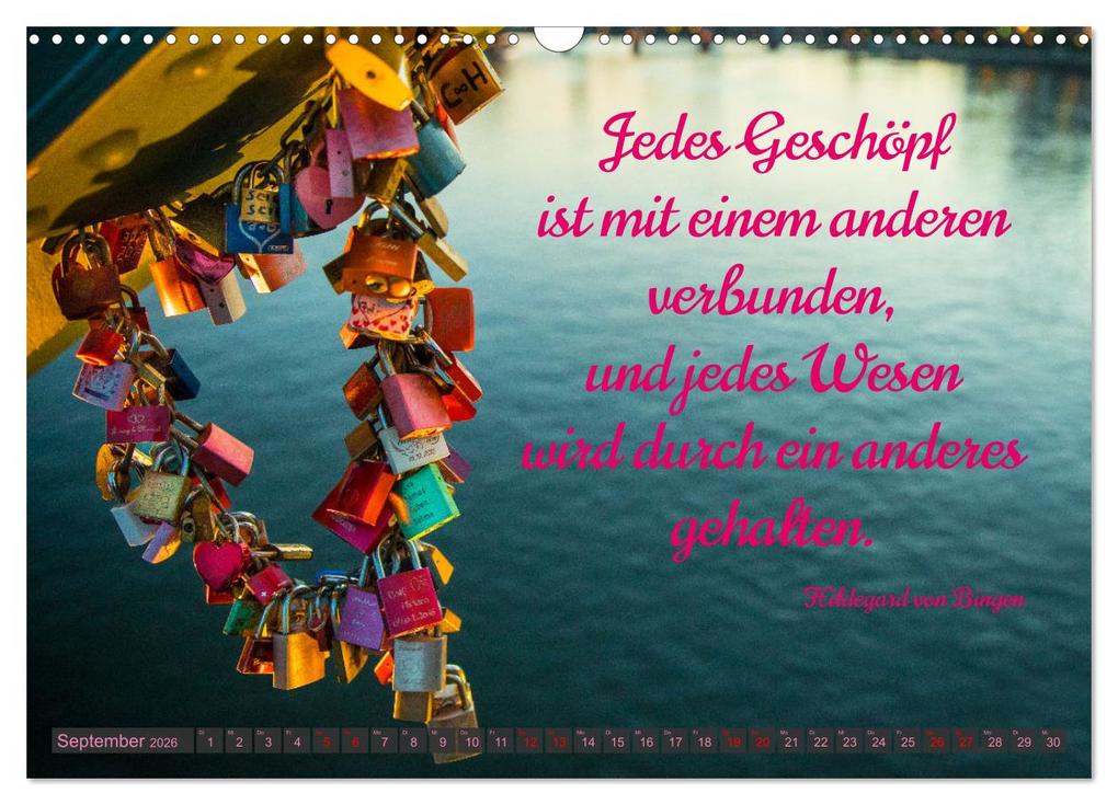 Weitere Ansicht: Liebesschlösser, Ich liebe Dich (Wandkalender 2026 DIN A3 quer), CALVENDO Monatskalender | Dietmar Scherf, Calvendo