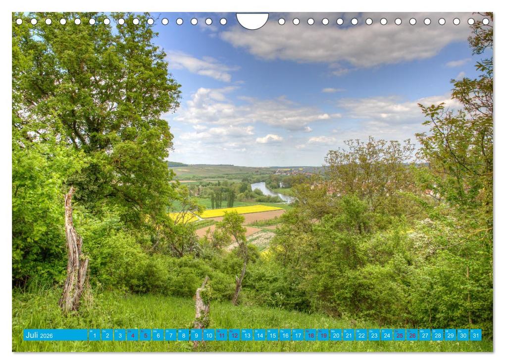 Weitere Ansicht: Natur pur - Volkach am Main (Wandkalender 2026 DIN A4 quer), CALVENDO Monatskalender | saschahaas photography, Calvendo