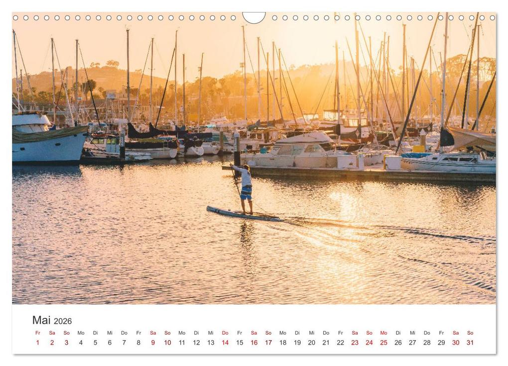 Weitere Ansicht: Santa Barbara - Die kalifornische Stadt am Pazifik. (Wandkalender 2026 DIN A3 quer), CALVENDO Monatskalender | M. Scott, Calvendo