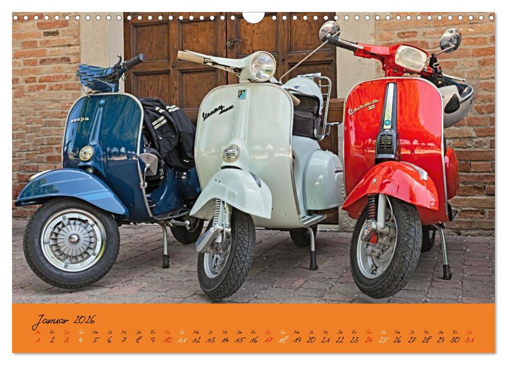 Weitere Ansicht: Vespa Liebe (Wandkalender 2026 DIN A3 quer), CALVENDO Monatskalender | (c)2022 by insideportugal, Calvendo, (C) By Insideportugal