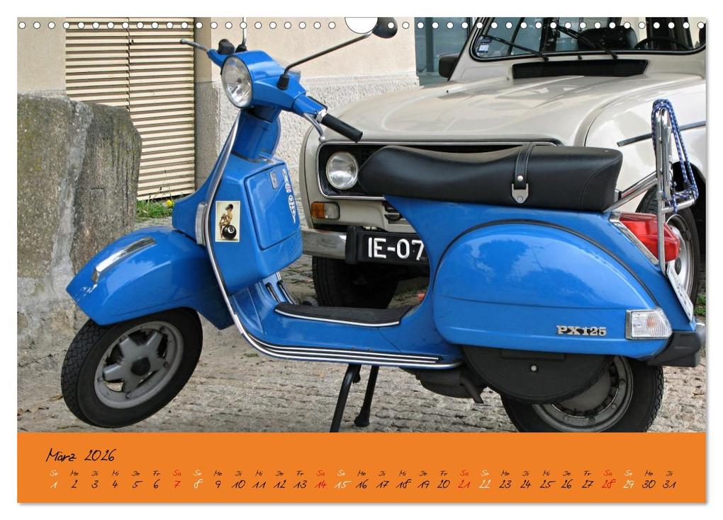 Weitere Ansicht: Vespa Liebe (Wandkalender 2026 DIN A3 quer), CALVENDO Monatskalender | (c)2022 by insideportugal, Calvendo, (C) By Insideportugal