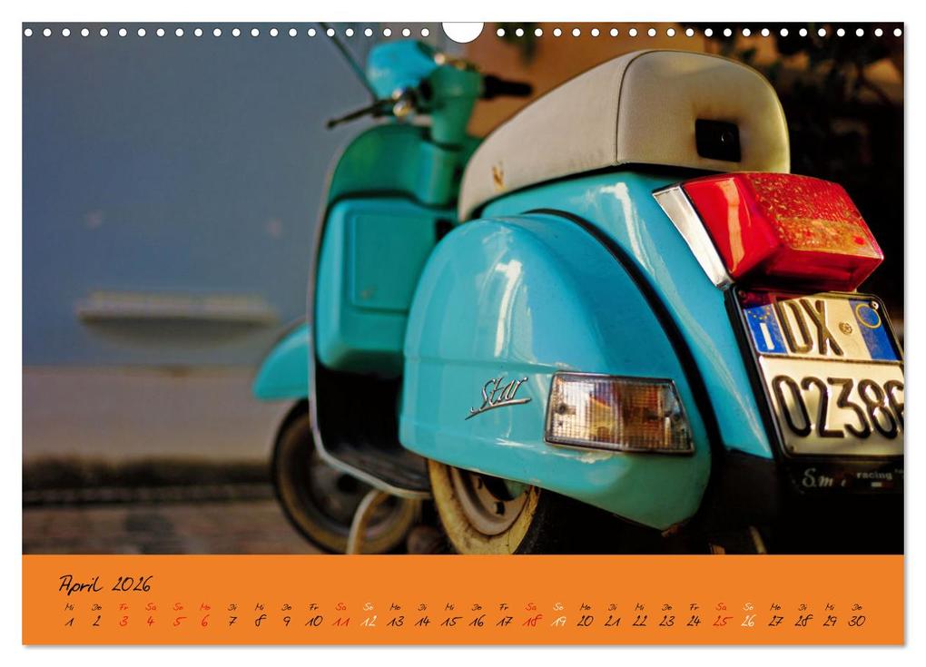 Weitere Ansicht: Vespa Liebe (Wandkalender 2026 DIN A3 quer), CALVENDO Monatskalender | (c)2022 by insideportugal, Calvendo, (C) By Insideportugal