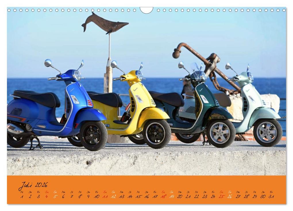Weitere Ansicht: Vespa Liebe (Wandkalender 2026 DIN A3 quer), CALVENDO Monatskalender | (c)2022 by insideportugal, Calvendo, (C) By Insideportugal